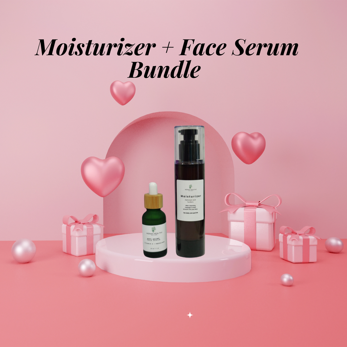 Moisturizer + Face Serum  Bundle